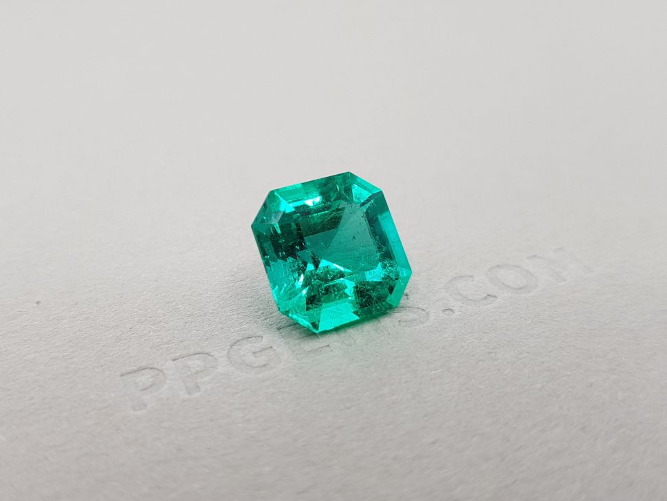 High quality bright Colombian emerald 6.26 ct, GRS Image №3