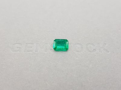 Octagon emerald 0.99 ct, Colombia photo