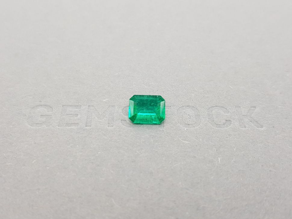 Vivid Green Emerald octagon shape 0.99 ct Colombia Image №1