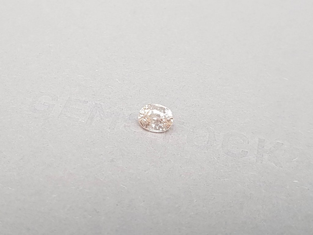Pastel oval cut sapphire 1.33 ct Image №3