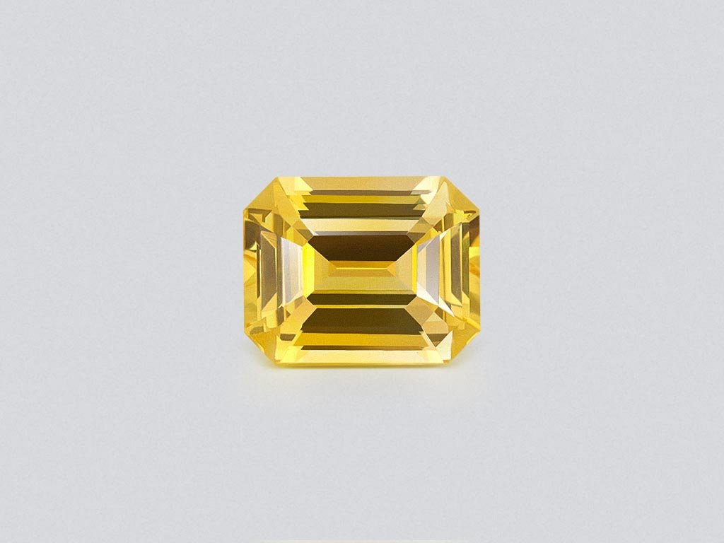 Saphir jaune vif taille octogonale 1,90 carats, Sri Lanka Image №1