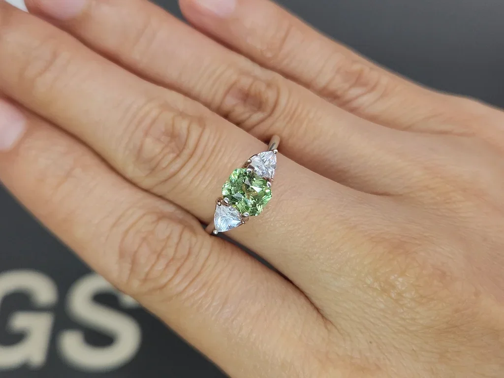 Granate Grossular de corte radiante de Kenia de 1,60 carats Image №5