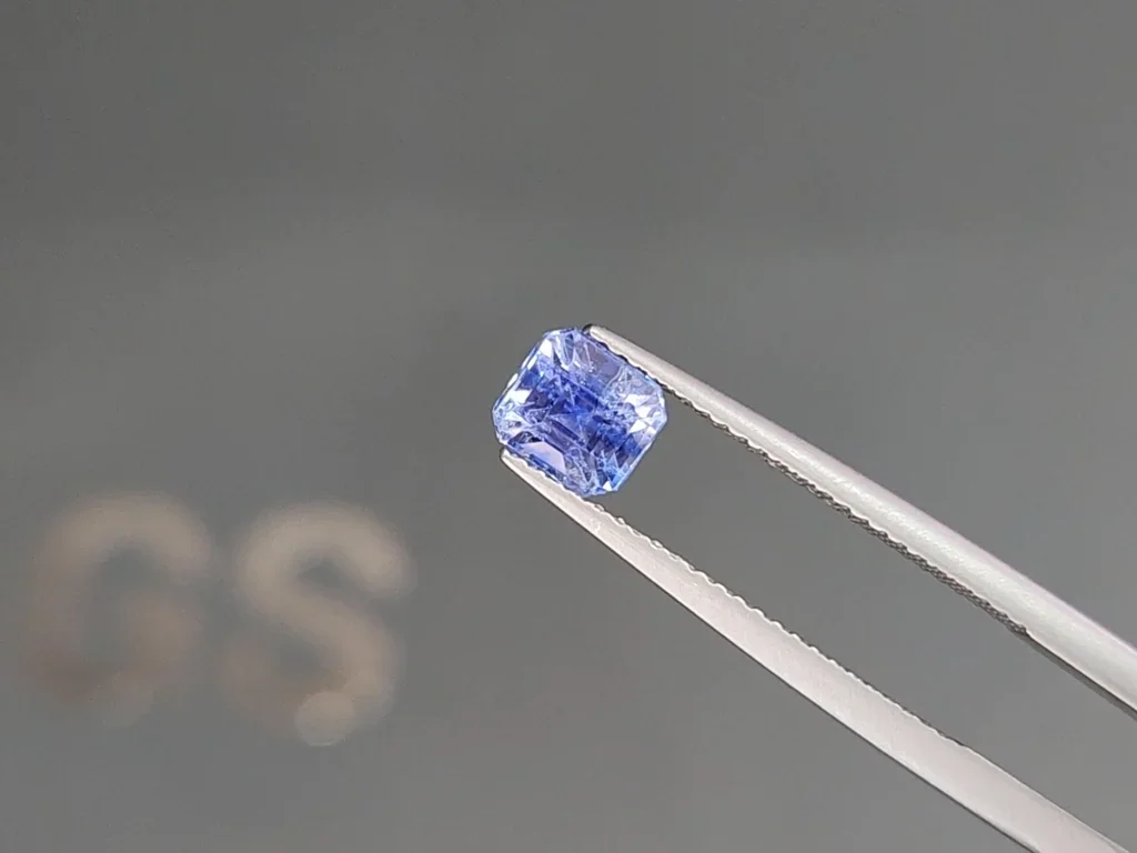 Zafiro azul de talla octogonal de 1,17 quilates, Sri Lanka Image №3