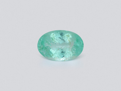 Neon green tourmaline Paraiba oval cut 15.92 carats, Mozambique photo