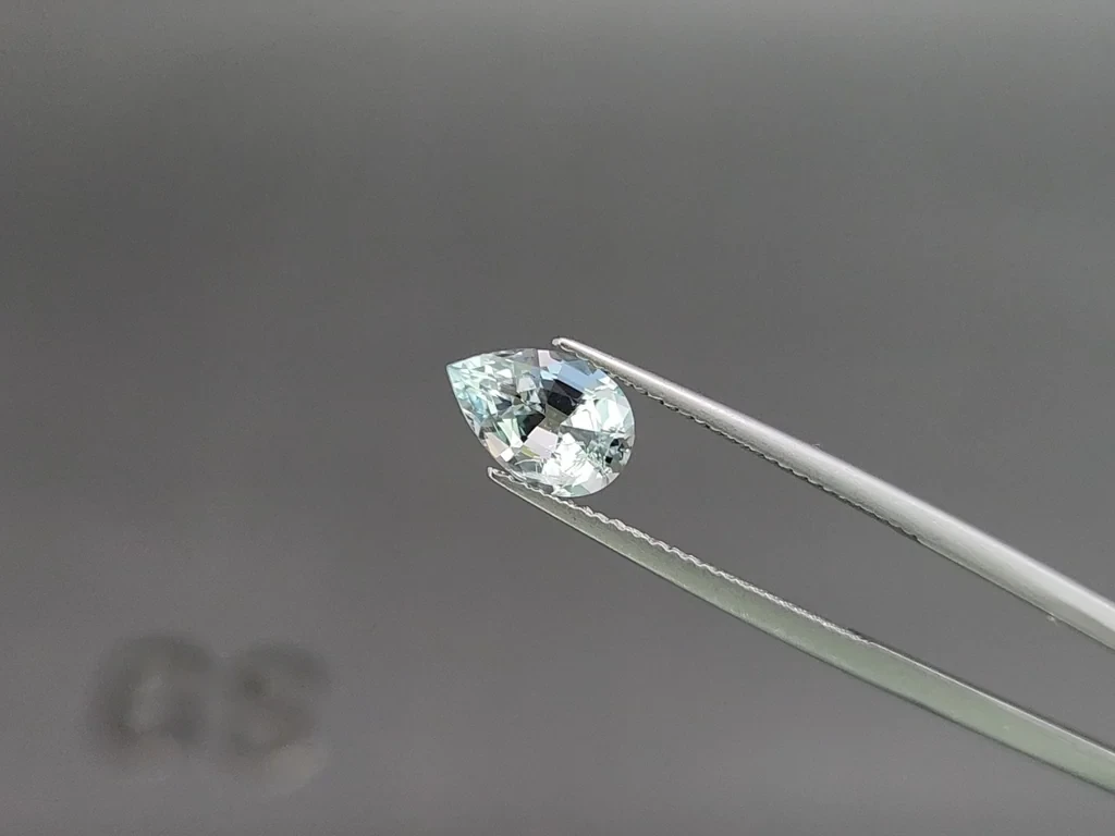 Set of aquamarines in pear cut 2.91 carats, Madagascar Image №2