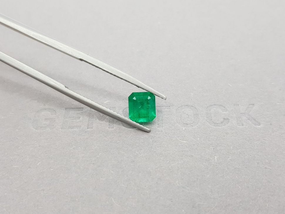 Colombian Vivid Green Emerald 0.98 ct Image №4