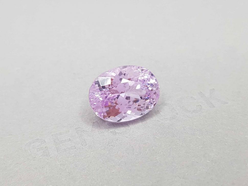 Pink kunzite oval cut 19.68 ct from Afghanistan Image №2