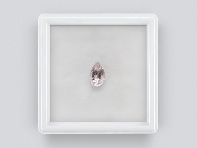 Light pink pear-cut tourmaline  1.10 carats photo