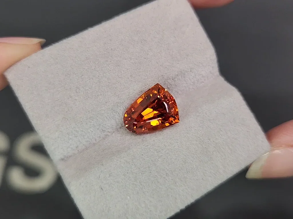 Granate espesartina de talla elegante de 5,81 quilates, África Image №4