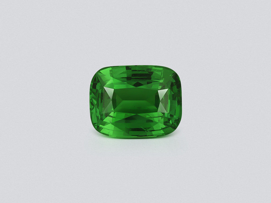 Tsavorit leuchtend grüner kissenschliff 5,14 carats, Tansania  Image №1