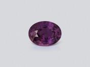 Saphir violet vif ovale non chauffé 3,57 ct Sri Lanka