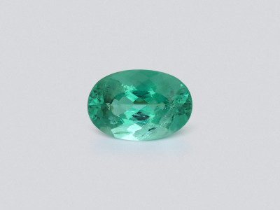 Neon green Paraiba oval cut  2.04 carats, Mozambique photo