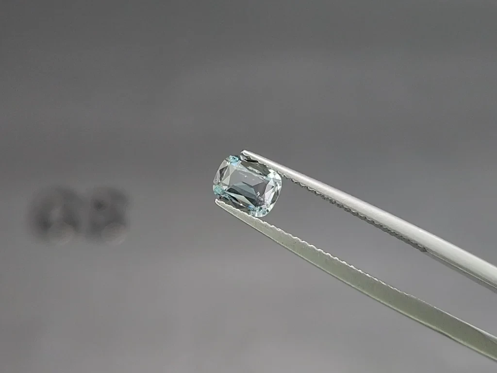 Ensemble aigues-marines taille coussin de 1,48 carat, Madagascar Image №2