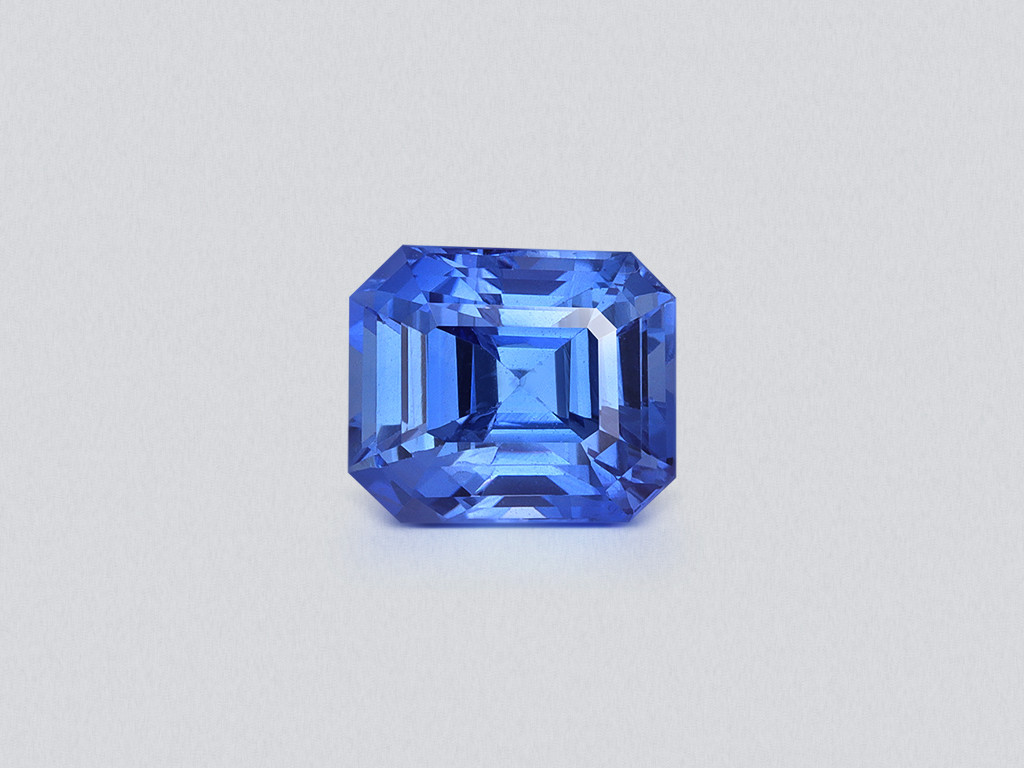 Sapphire Cornflower Blue octagon cut 2.01 carats, Sri Lanka Image №1