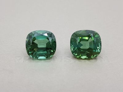 Saturated mint verdelite in cushion cut 23.87 ct photo