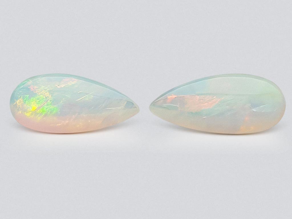 Paar große äthiopische Opale 9,92 Karat Image №1