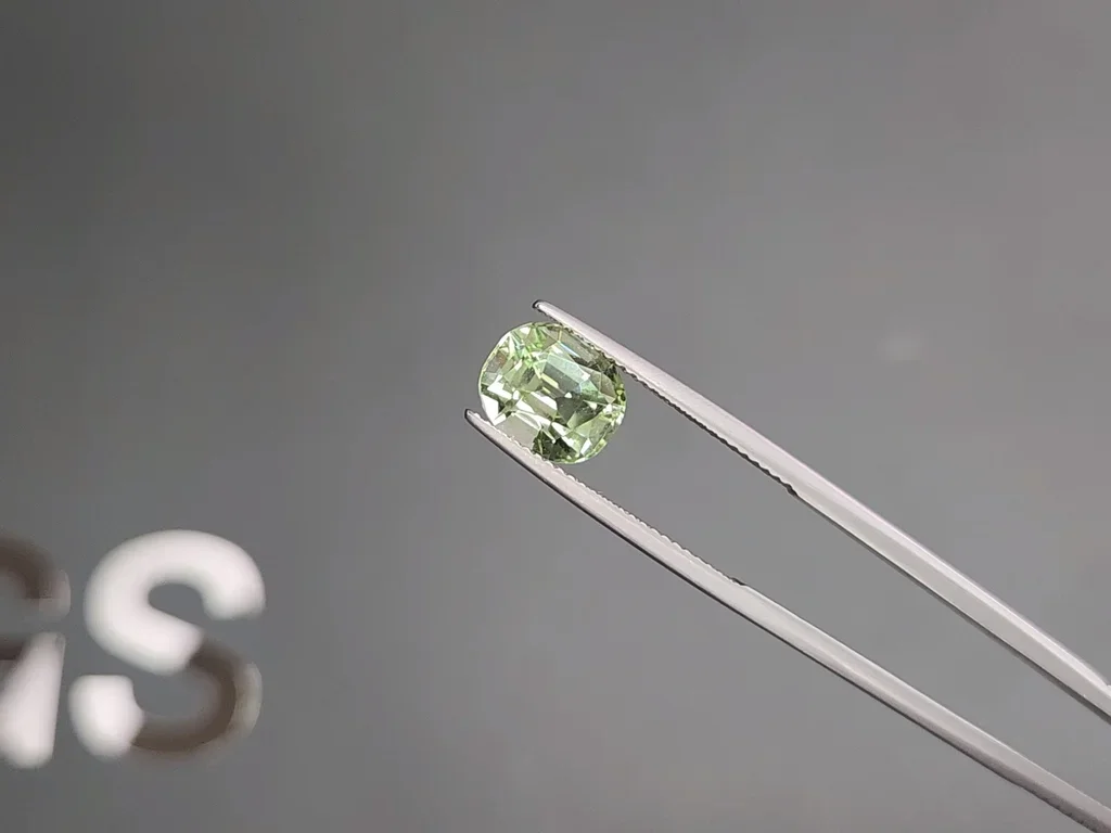 Minze turmalin verdelit ovalschliff 3,62 karat, Afrika Image №3