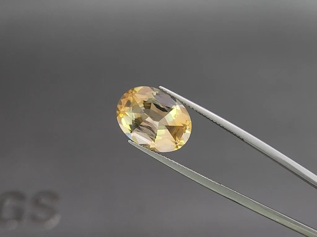 Citrine precision cut oval 8.30 carats, Africa Image №3