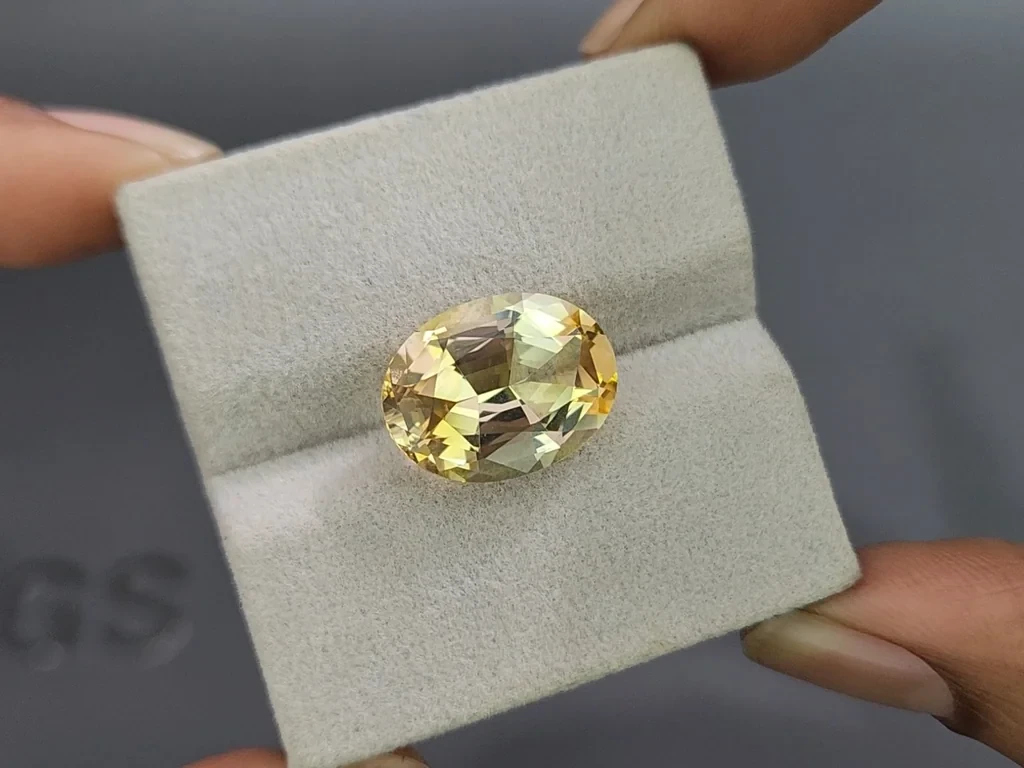 Citrine precision cut oval 8.30 carats, Africa Image №4