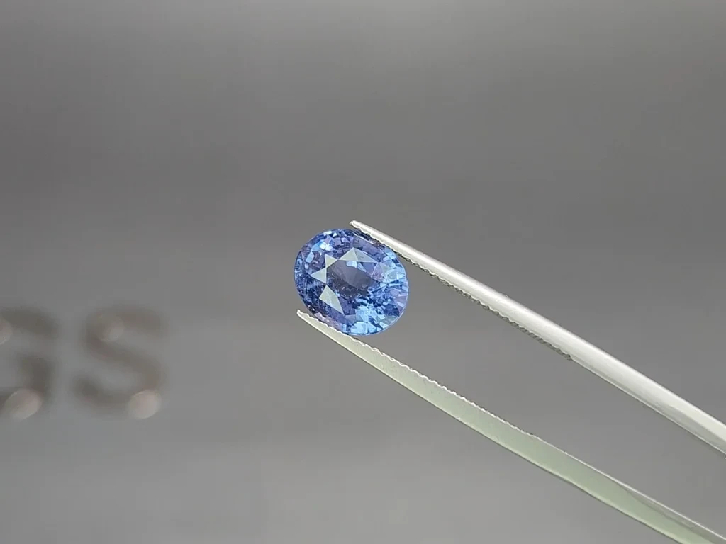 Cobalt spinel oval cut 3.58 carats, Tanzania Image №3