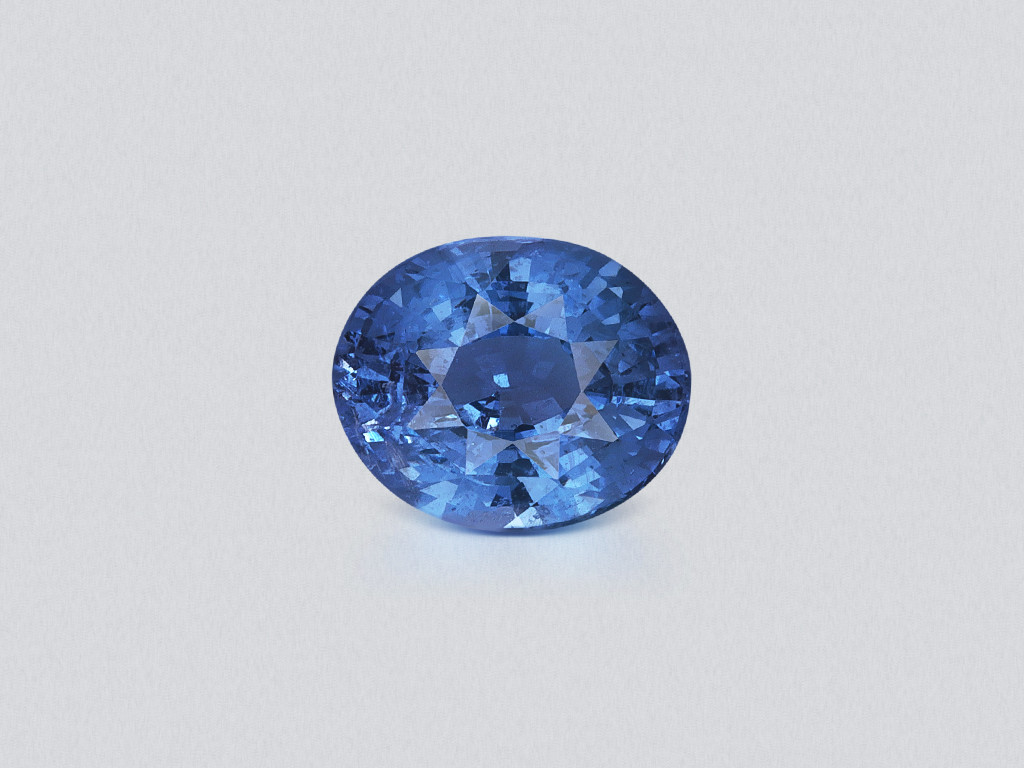 Cobalt spinel oval cut 3.58 carats, Tanzania Image №1