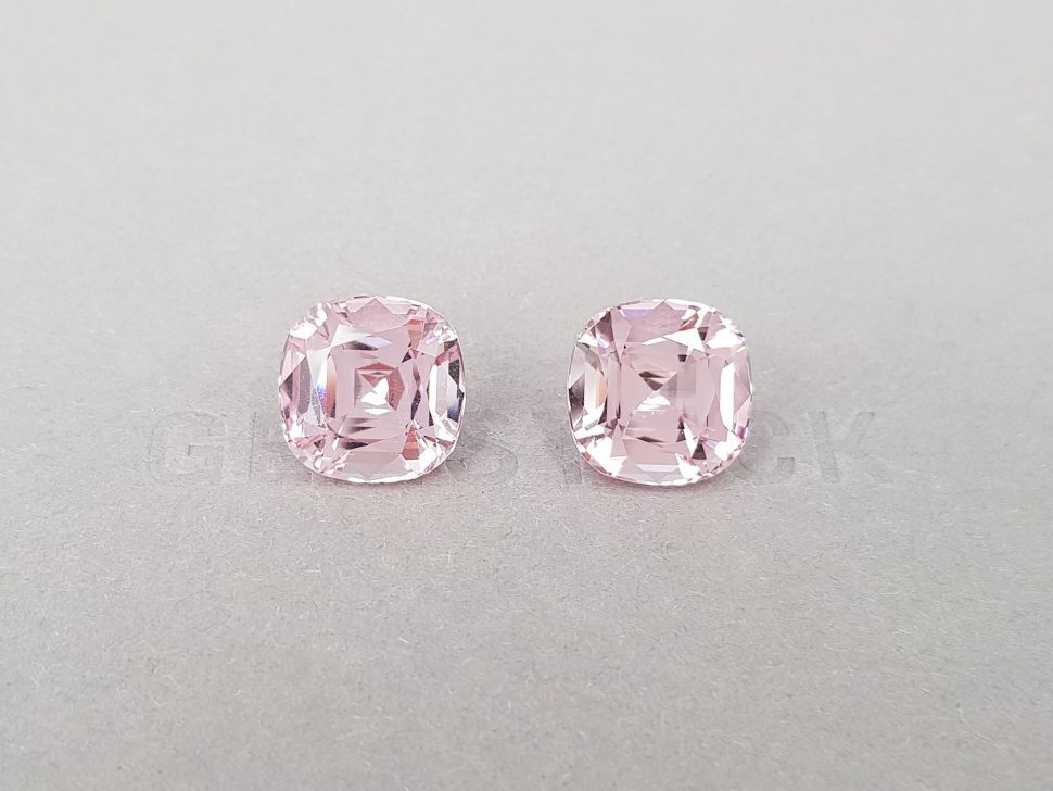 Pink morganite set in cushion cut 23.37 ct, Mozambique Image №5