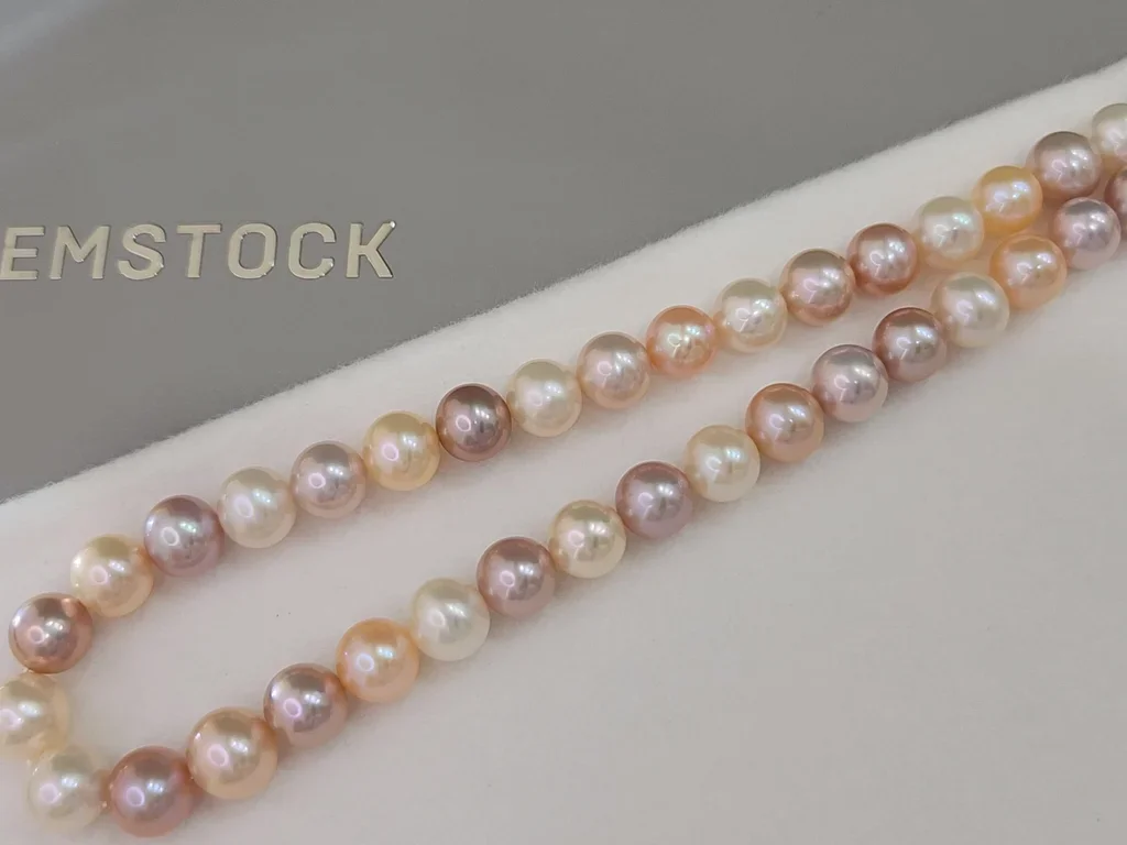 High quality freshwater pearl strand 9-10.0 mm  Image №5