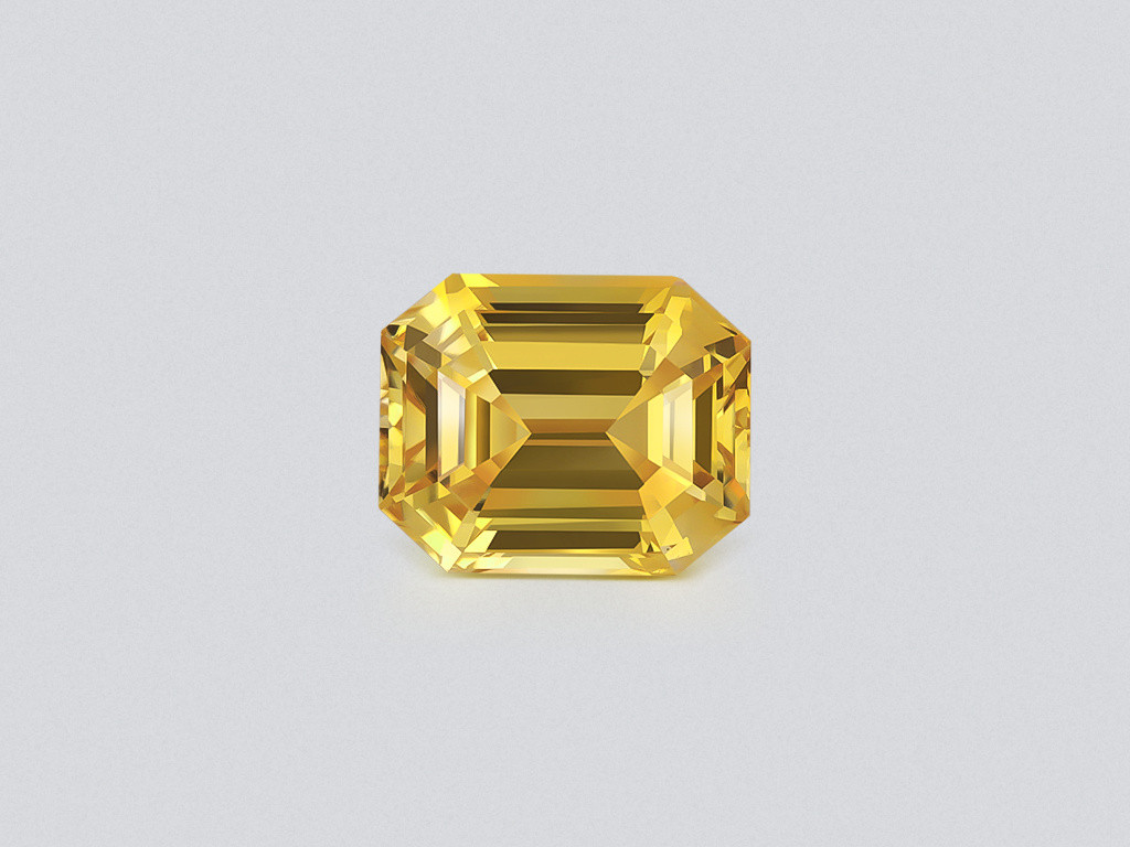 Saphir jaune vif non chauffé, taille octogonale, 5,49 ct, Sri Lanka Image №1