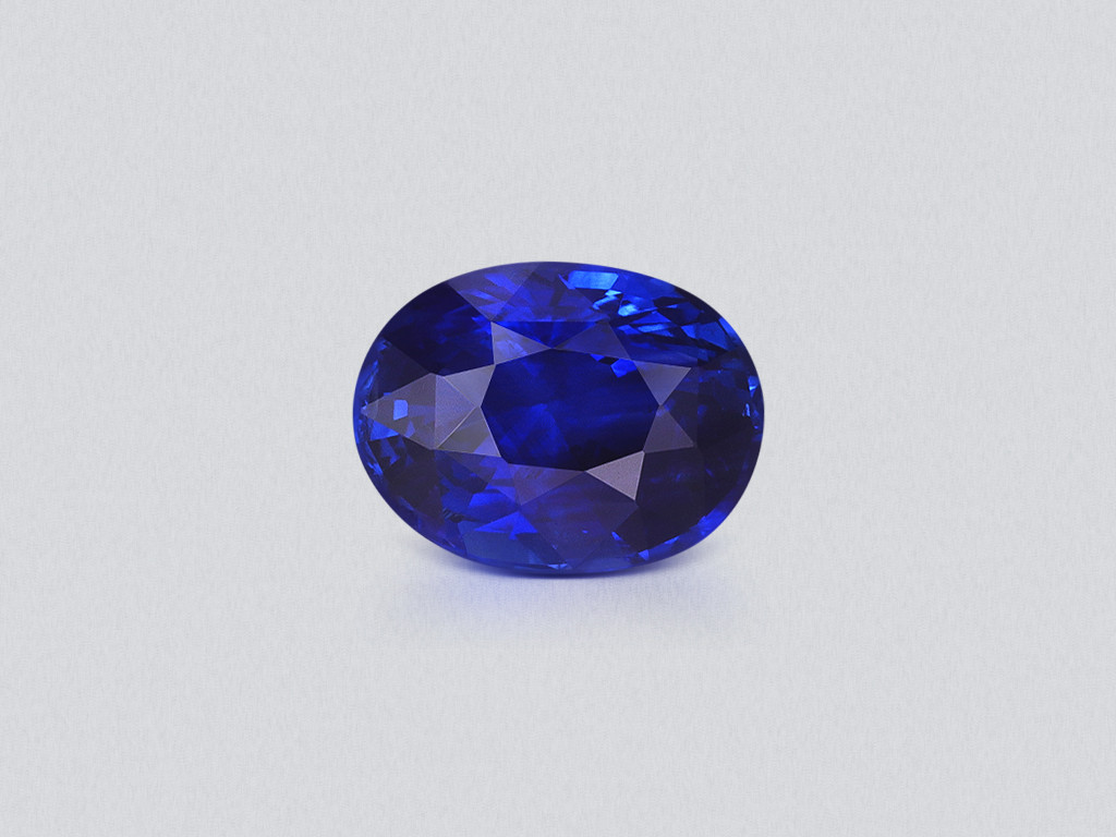 Sapphire Royal Blue oval cut 1.52 carats, Sri Lanka Image №1