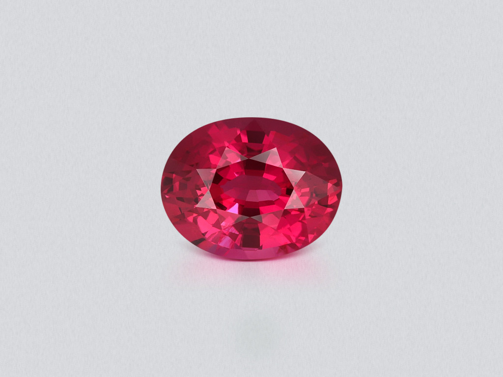 Unbehandelter Rubin Intense Red im ovalen schliff 1,19 karat, Mosambik Image №1