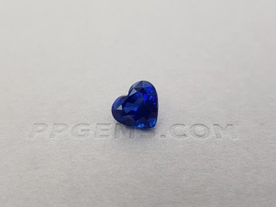 Heart-cut blue sapphire 5.34 cts, Sri Lanka photo