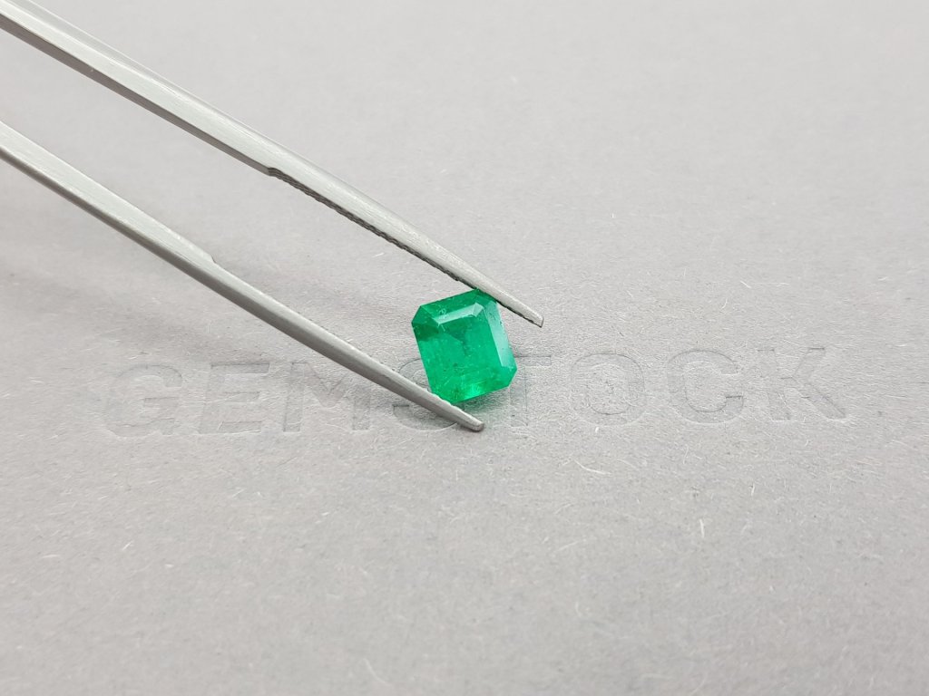 Colombian emerald 1.05 ct, Vivid Green Image №4