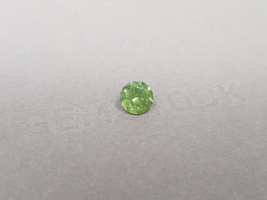 Ural demantoid round cut 1.86 ct Image №2