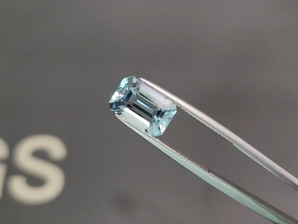 Aquamarin im achteckschliff 3,73 carats, Madagaskar Image №3