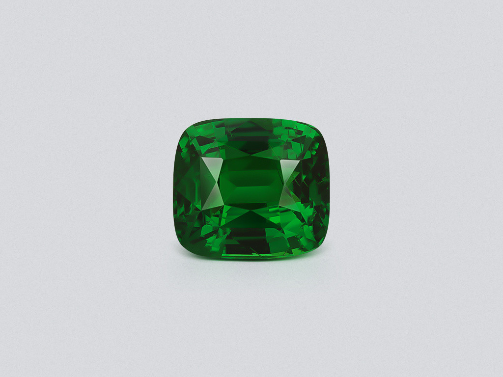 Tsavorit  leuchtend grüner kissenschliff 5,03 carats, Tansania  Image №1