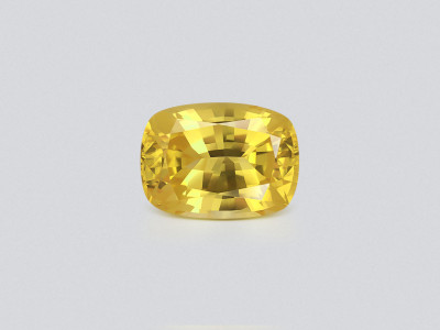 Unbeheizter saphir leuchtend gelb im kissenschliff  9,28 karats, Sri Lanka photo