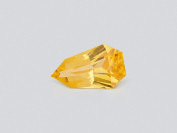 Saphir jaune intense taille fantaisie 1,01 carats, Sri Lanka 