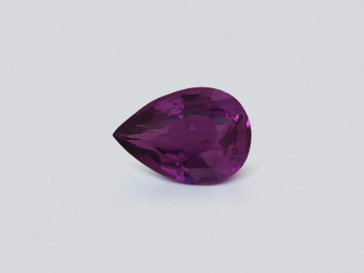 Ungeheizter leuchtend violetter saphir birnenschliff 1,53 karats, Sri Lanka photo