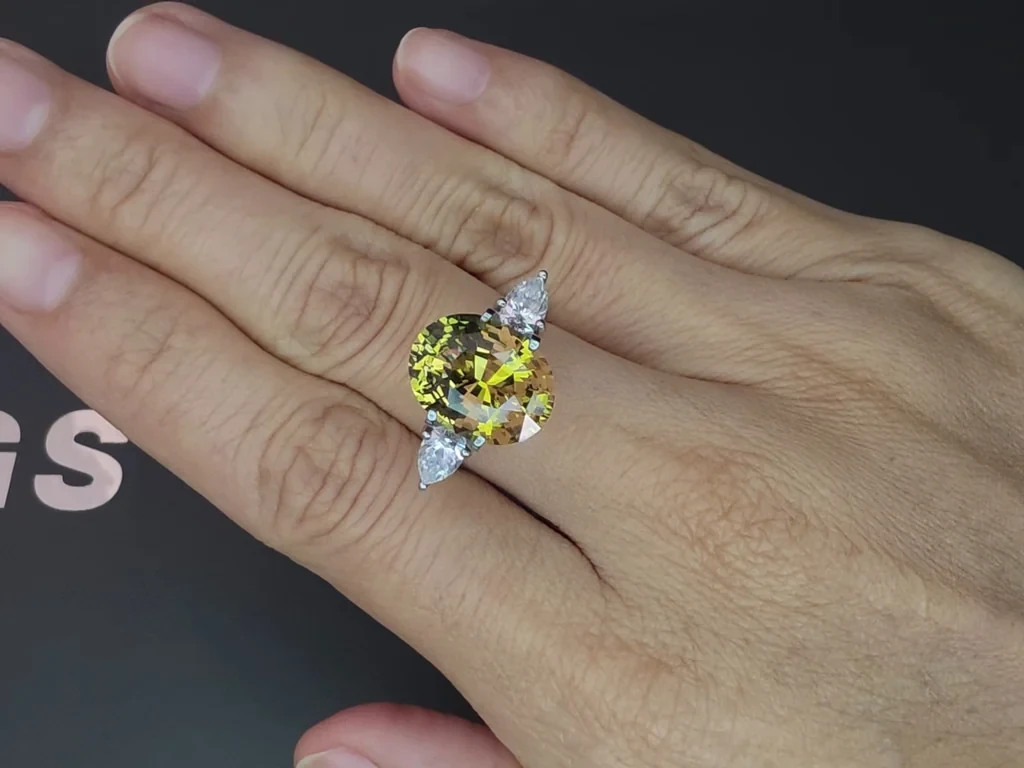 Chrysobéryl de taille ovale 6,65 carats, Sri Lanka Image №3