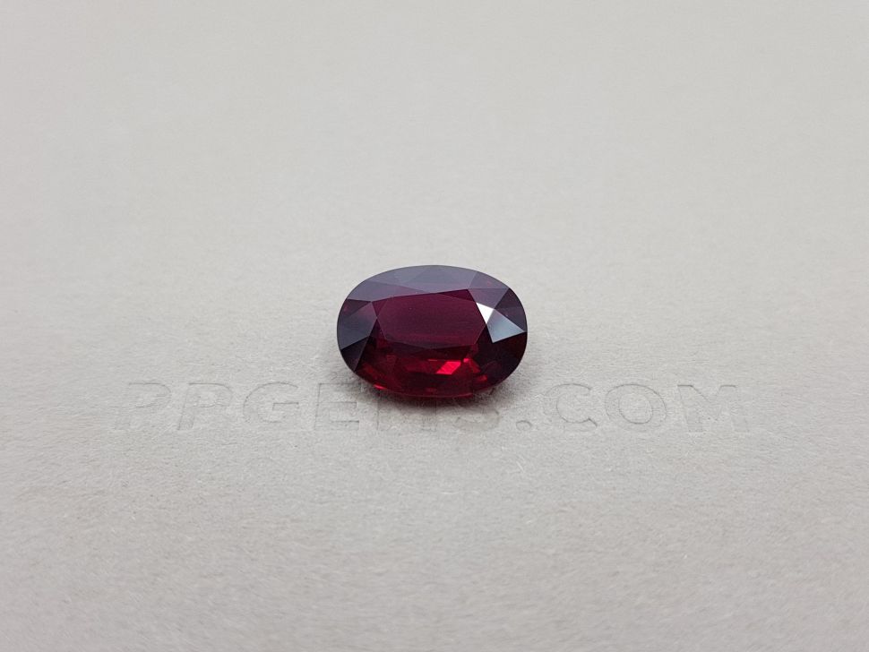 Ruby cut oval 6.02 ct, Mozambique Image №1