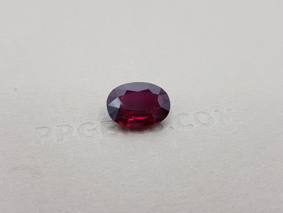 Ruby cut oval 6.02 ct, Mozambique Image №3