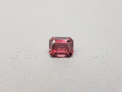 Pinksh-red zircon in octagon cut 9.45 ct photo