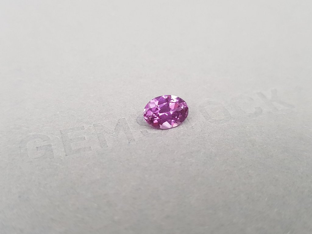 Unheated oval cut pinkish-violet sapphire 1.54 ct from Madagascar Image №2