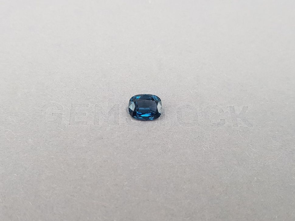 Blue cobalt cushion cut spinel 1.50 carats, Tanzania Image №1
