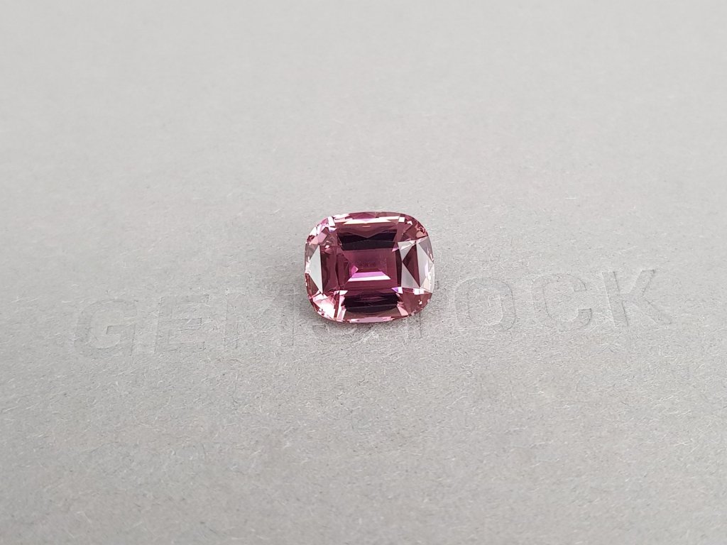 Purple pink cushion-cut tourmaline 4.78 carats, Nigeria Image №2
