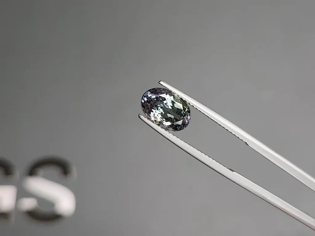 Tanzanita de corte ovalado sin calentar de 3,15 quilates, Tanzania Image №3