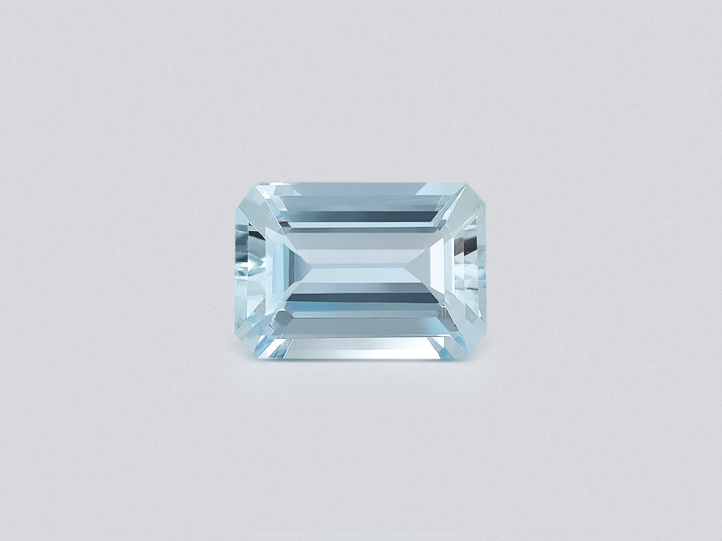 Aquamarine octagon cut 3.22 carats, Madagascar  Image №1