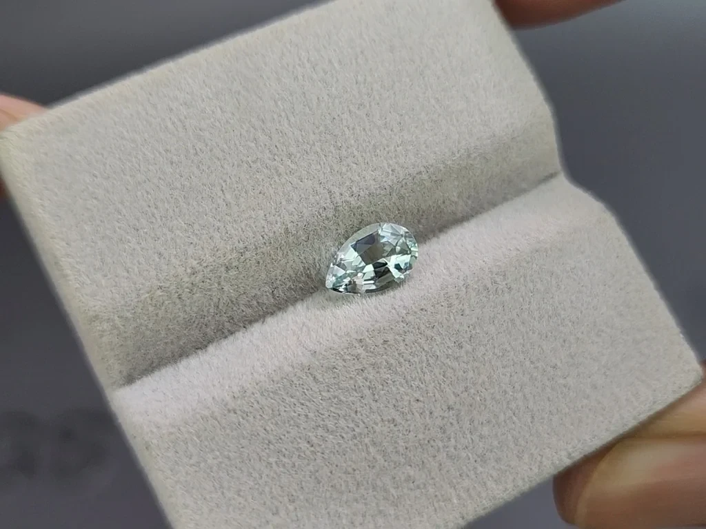 Aquamarine pear cut 1.68 carats, Madagascar Image №4