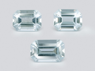 Aquamarin achteckig geschliffener 2,87 karat, Madagaskar photo