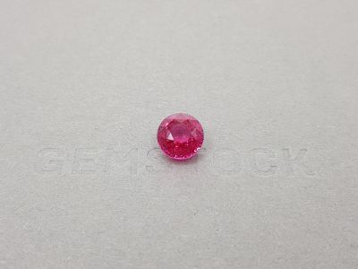 Hot pink round cut spinel 3.52 ct, Mahenge photo